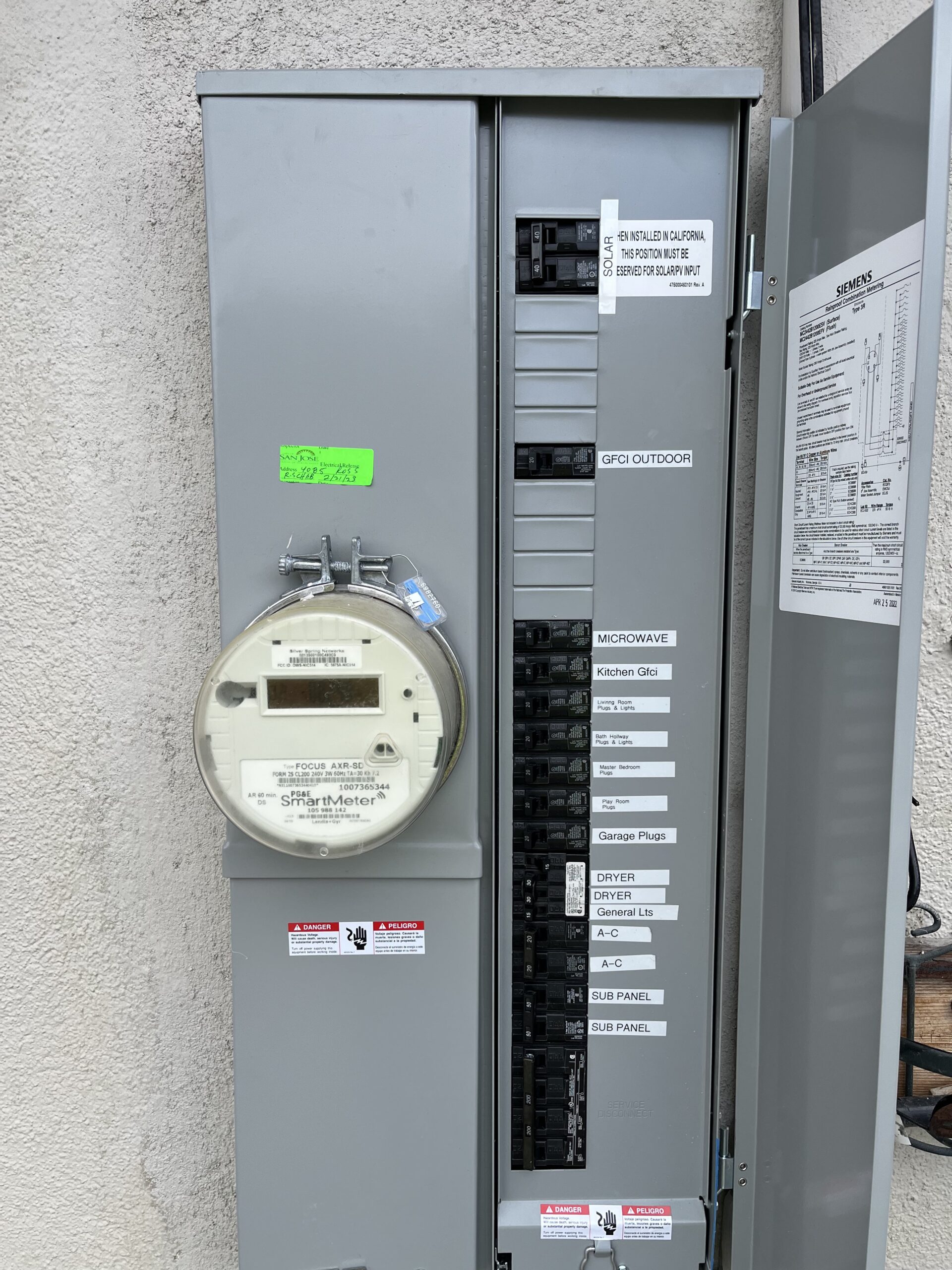 Main Panel Upgrade & Battery Requirements for Residential Solar