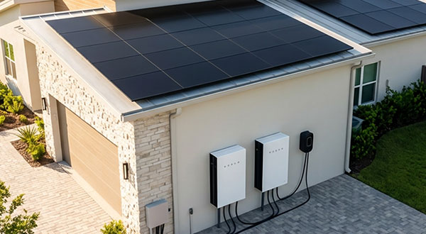 Residential home battery storage system installation in California by Nabu Energy