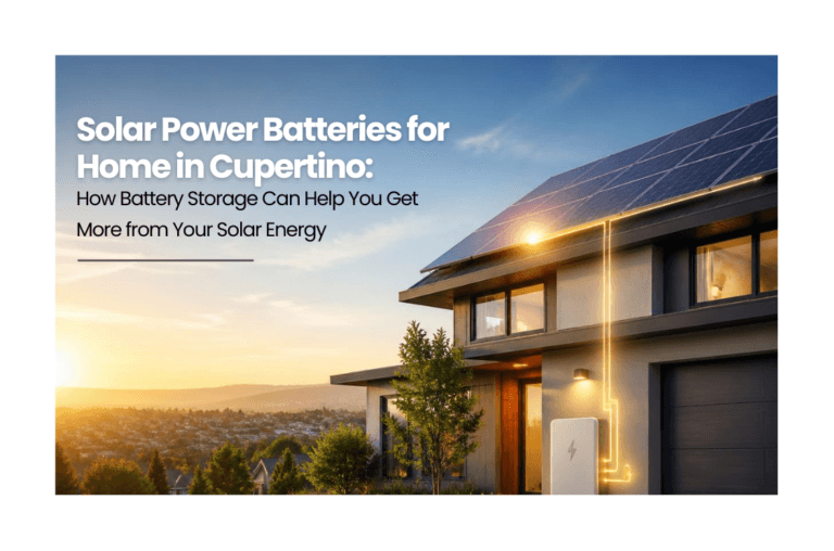Solar Power Batteries for Home in Cupertino: How Battery Storage Can Help You Get More from Your Solar Energy