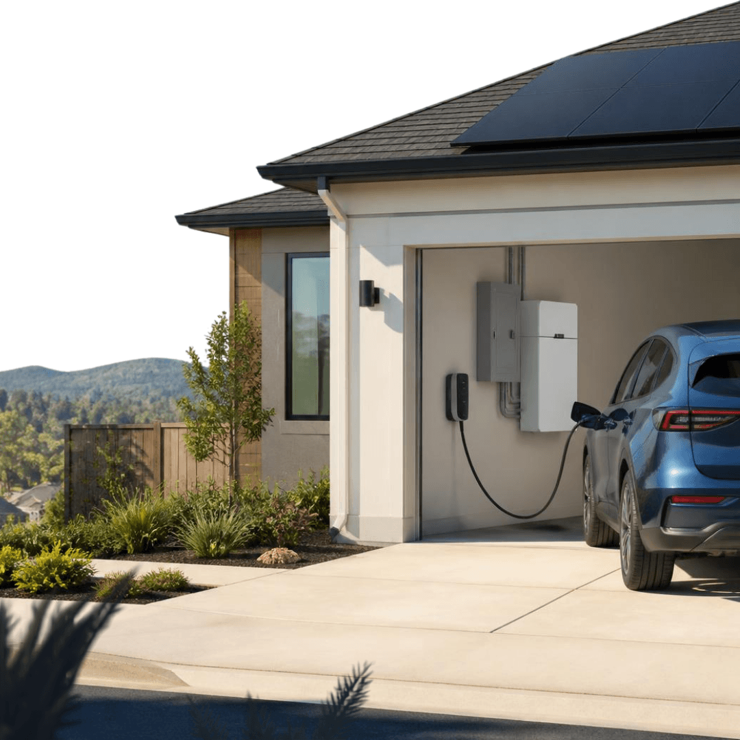 A solar-plus-battery system can provide backup power, but the loads supported during an outage depend on the system configuration.