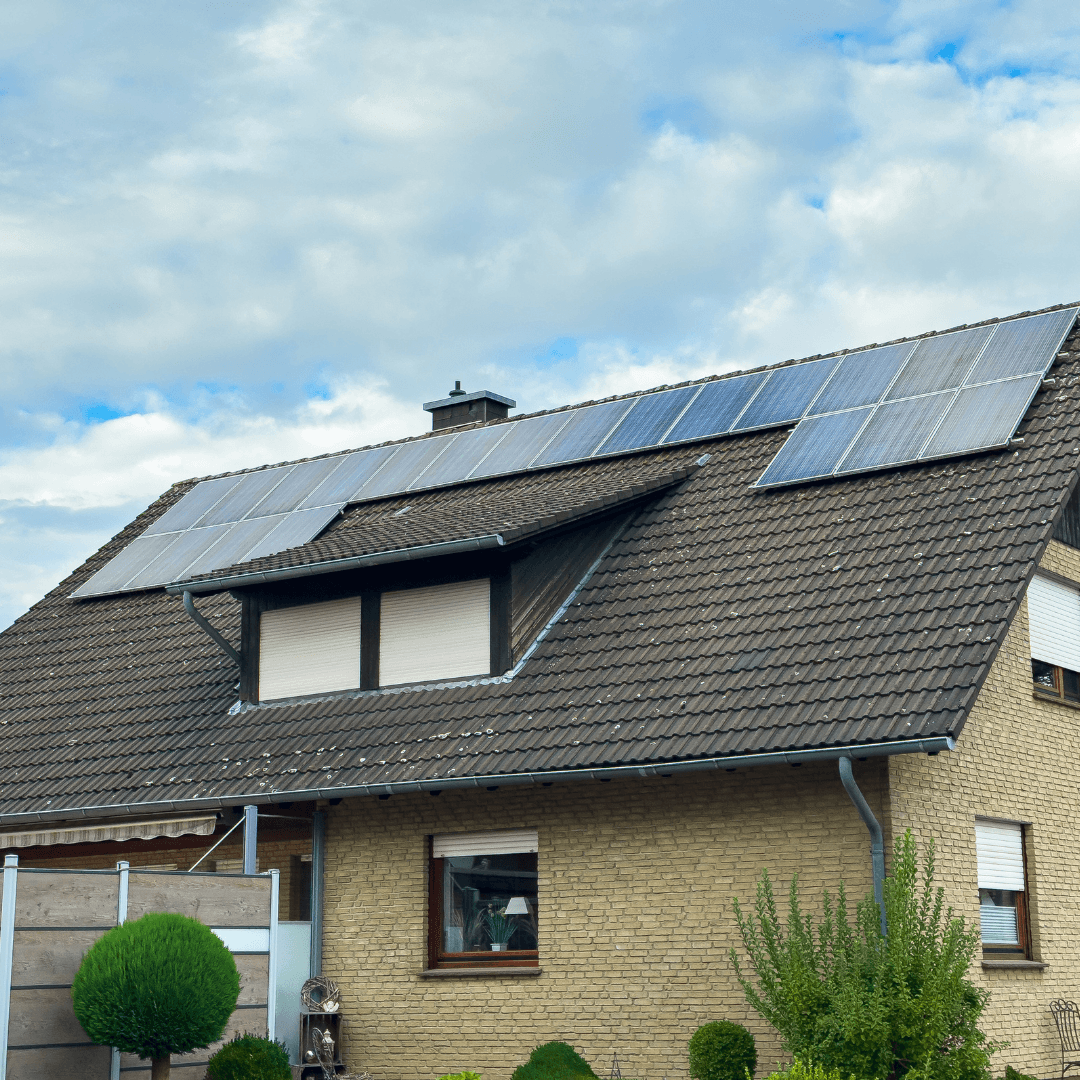 Residential solar installation on a Fremont California home